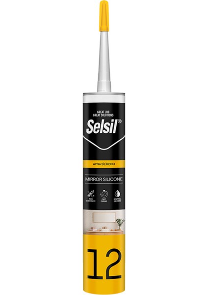Selsil Ayna Silikonu
