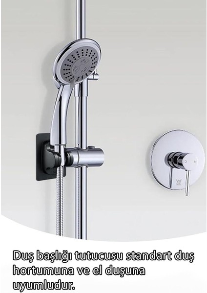 Ayarlanabilir Duş Başlığı Tutucu Suya Dayanıklı El Duşu Sabitleme Aparat Banyo Aksesuarları Lif Askı