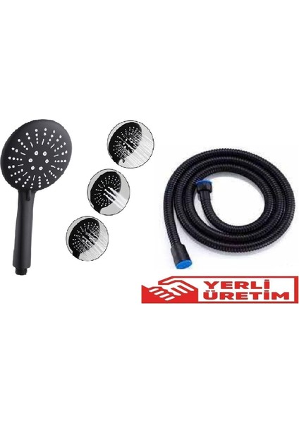 Siyah Panter Duş Başlığı ve Duş Hortumu 066 Duş Başlığı Plastik Tr Ithalatçı fırsatları