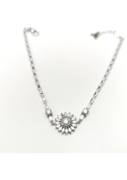 Pırlanta Baget Taşlı Güneş Bileklik 14 Ayar Altın Hd Videolu fiyatları