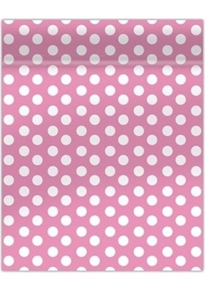 Pembe Puantiyeli Hediye Paketi 25'li 25X8X30+6 13 x 22 cm Hediye Paketi