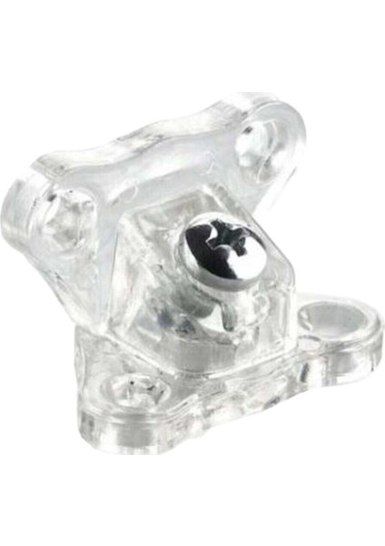 Şeffaf Açılı Çektirme Köşe Kelebek T Bağlantı 10 Adet Mobilya Bağlantı Elemanları Beyaz