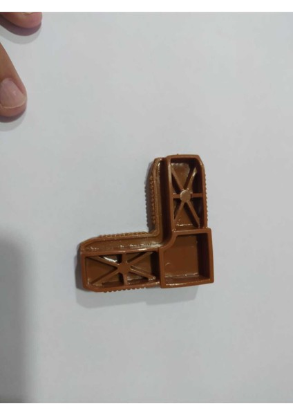 Sineklik Köşe Takozu 17X25MM Açık Kahve 20 Adet