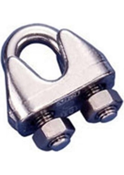 Klemens Çelik Halat Klemensi (5 Li Paket) 5 mm Vida