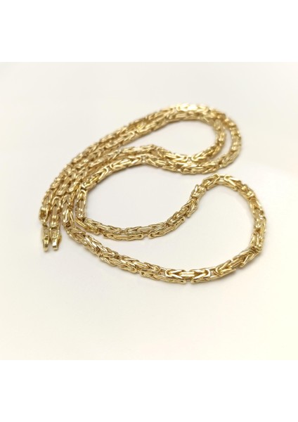 65CM 3,7mm Kral Zincir 14 Ayar Altın Hd Videolu fiyatları