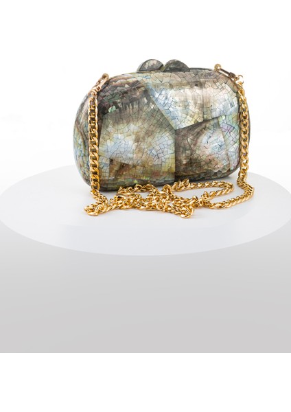 Poppy LY0139A Sedef El Yapımı Siyah Çanta fiyatları