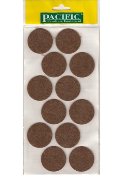 Yapışkanlı Masa Sandalye Keçesi Zemin Koruyucu Keçe 1 Paket ( 40 x 40 ) Mobilya Bağlantı Elemanları
