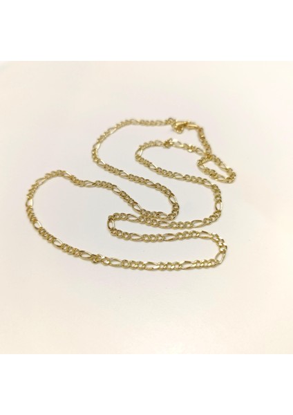 60CM 3.1mm Figaro Zincir 14 Ayar Altın Hd Videolu modelleri