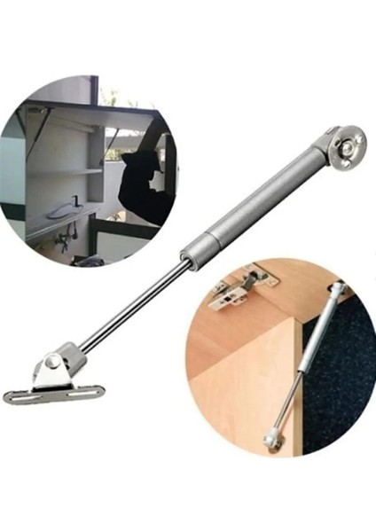 2 Adet Ithal Dolap Kapak Pistonu Gazlı Amortisörü Piston Kapak Hidrolik 27CM Mutfak Dolabı 100N Mobi
