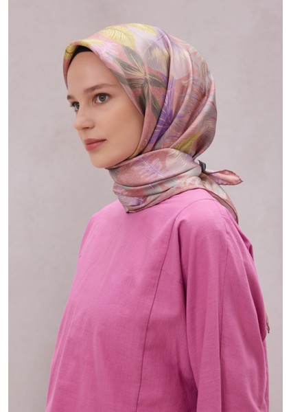 Saf Ipek Twill Eşarp 4225D01 55