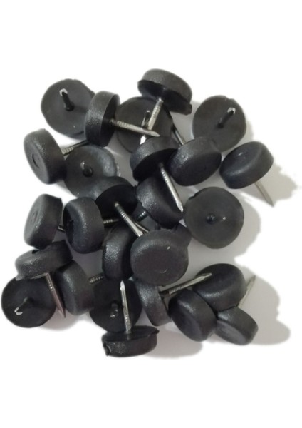 Plastik Çivili Poligrit Siyah ( 30 Adet ) Çivi