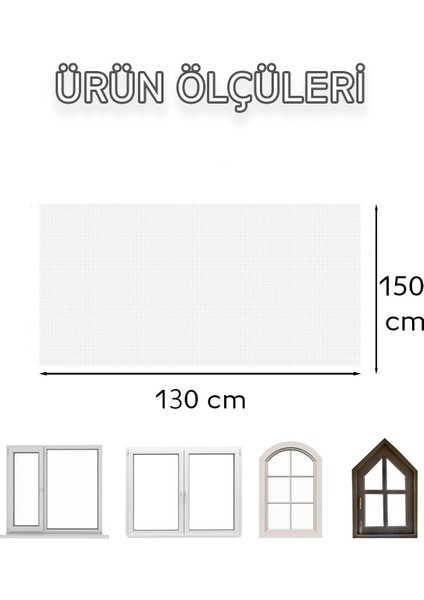 Yapışkanlı Sineklik 130X150 cm Sivrisinek Karasinek Arı Engelleme Ağı Tak Çıkar Sinek Böcek Teli 130 modelleri