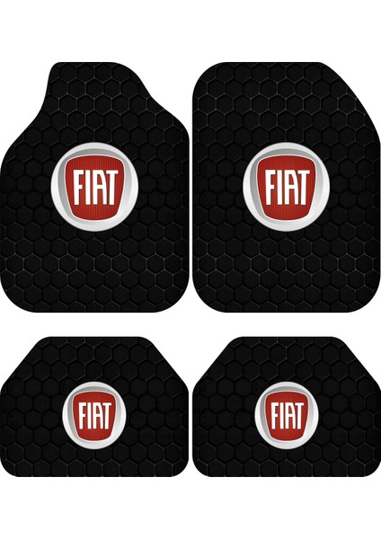 Fiat Dekor Oto Paspas Takımı Tüm Modellere Uyumlu Makinede Yıkanabilir Universal Kalıp