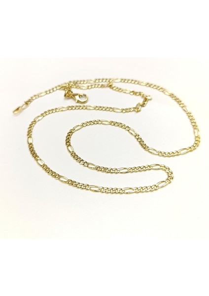 53CM 2.8mm Figaro Zincir 14 Ayar Altın Hd Videolu modelleri