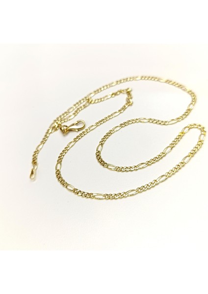 53CM 2.8mm Figaro Zincir 14 Ayar Altın Hd Videolu fırsatları