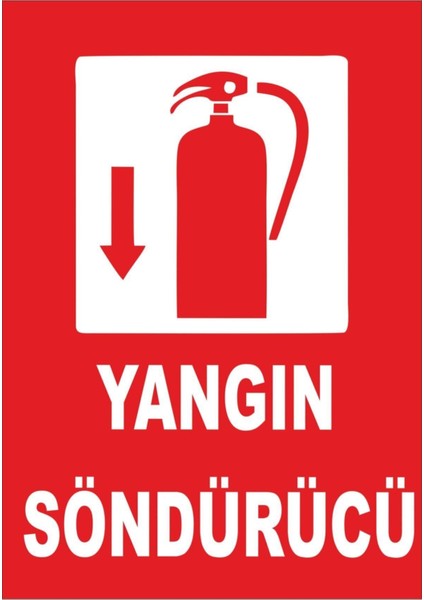 Yangın Söndürücü Levhası