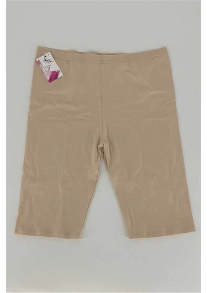 4337 Kadın Kısa Tayt - Ten - M