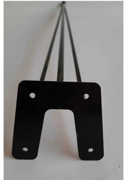 Sehpa Ayağı Kütük Sehpa Ahşap Tv Ünitesi Konsol Zigon Orta Yan Sehpa Metal 50CM/6ADT Siyah 6'lı Sehp fiyatları