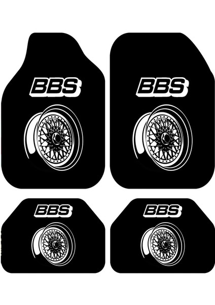 Bbs Dekor Oto Paspas Takımı Tüm Modellere Uyumlu Makinede Yıkanabilir Universal Kalıp