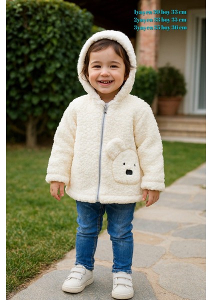 1-3 Yaş Kuzu Welsoft Kapşonlu Nakışlı Hırka fiyatları