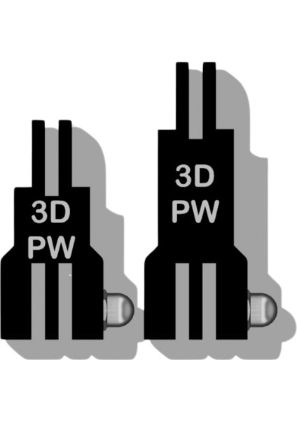 Aksiyon Kameralar Için Mesafe Uzatma Adaptörü seti siyah