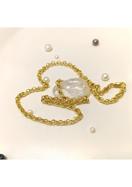 70CM 4.5mm Doç Zincir Kolye 14 Ayar Altın Hd Videolu