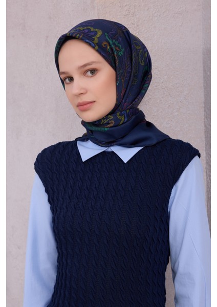 Saf Ipek Twill Eşarp 4207D01 80