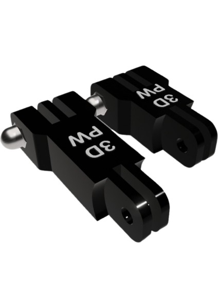 Aksiyon Kameralar Için Mesafe Uzatma Adaptörü seti siyah