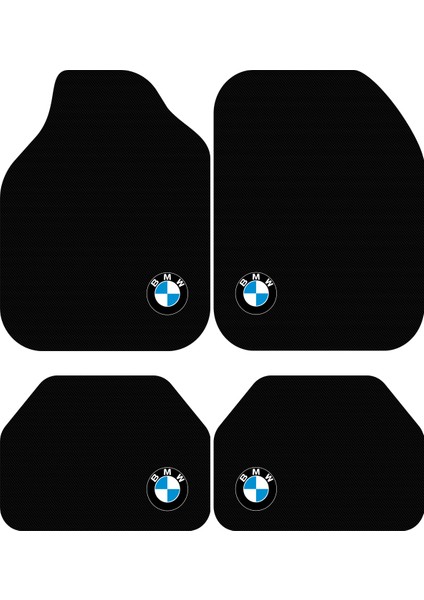 Bmw Dekor Oto Paspas Takımı Tüm Modellere Uyumlu Makinede Yıkanabilir Universal Kalıp