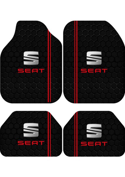 Seat Dekor Oto Paspas Takımı Tüm Modellere Uyumlu Makinede Yıkanabilir Universal Kalıp