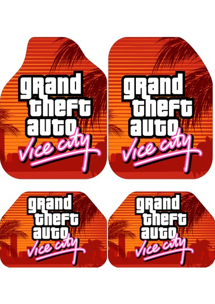 Gta Dekor Oto Paspas Takımı Tüm Modellere Uyumlu Makinede Yıkanabilir Universal Kalıp