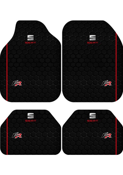 Seat Fr Dekor Oto Paspas Takımı Tüm Modellere Uyumlu Makinede Yıkanabilir Universal Kalıp