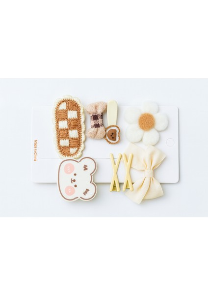 🌸 Sevimli Desenli Kız Çocuk Tokası – Renkli ve Şık Saç Aksesuarı