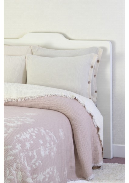 Lüks Multi Muslin %100 Pamuk Çift Kişillik Yatak Örtüsü 230X250 cm Battal Boy 2 Yastıklı fiyatları