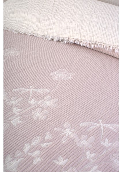 Lüks Multi Muslin %100 Pamuk Çift Kişillik Yatak Örtüsü 230X250 cm Battal Boy 2 Yastıklı fırsatları
