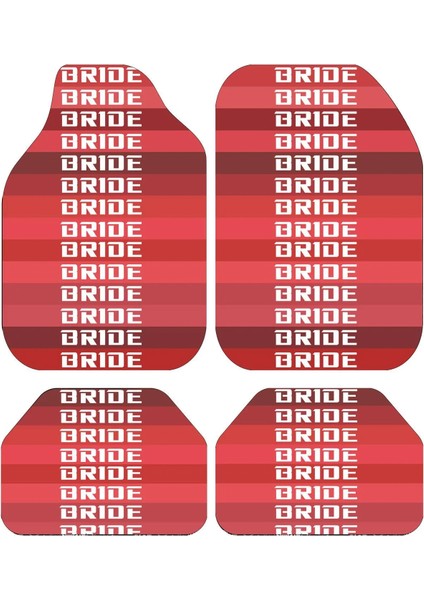Bride Dekor Oto Paspas Takımı Tüm Modellere Uyumlu Makinede Yıkanabilir Universal Kalıp