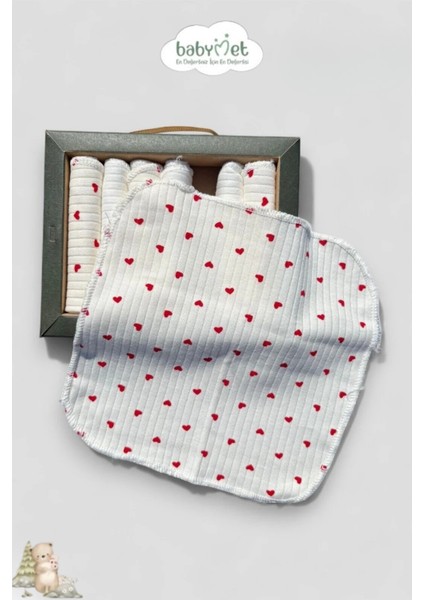 %100 Pamuk Organik Bebek Ağız Mendili 7'li Set, 25X25 cm Yumuşak&hipoalerjenik fiyatları