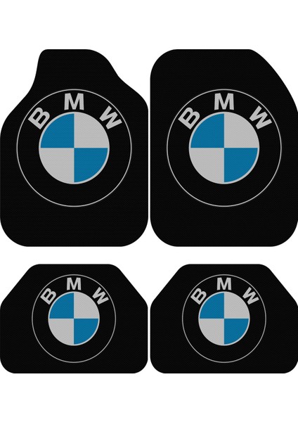 Bmw Dekor Oto Paspas Takımı Tüm Modellere Uyumlu Makinede Yıkanabilir Universal Kalıp
