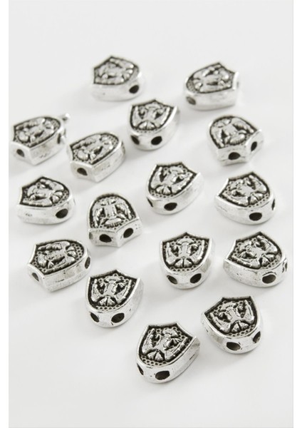 Resveq Çift Başlı Kartal Tesbih Ara Aparatı 50 Gram-Gümüş Rengi fiyatları