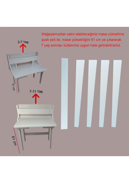 Aktivite Masa Sandalye Seti,2-7 Yaş- Kitaplıklı-Rulo Aparatlı-(Plastik Çekmece Pakete Dahil Değildir) fiyatları