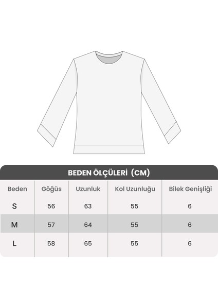 Kadın %100 Pamuk Regular Fit Basic Sweatshirt | Siyah & Bej fırsatları