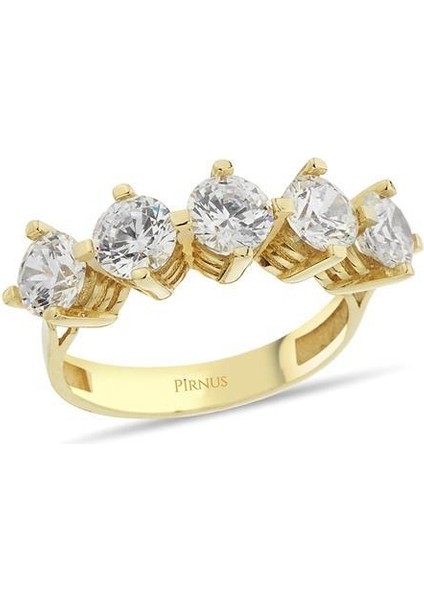 - Yüzük - 14 Ayar Altın - Gramı : 3.98