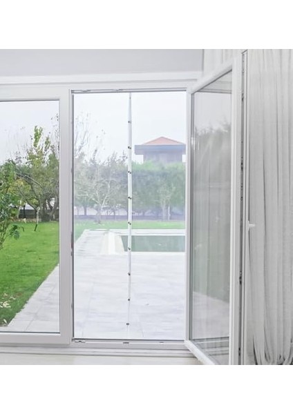 Luas Kapı Sinekliği, Sinek Böcek Tutucu, Beyaz Tül Sineklik, Sivrisinek Ağı, Balkon Kapısı, Sürgülü Kapı, Teras Kapısı Için 90 cm modelleri