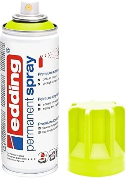 5200 Permanent Akrilik Sprey - Fosforlu Sarı - 200 Mlakrilik