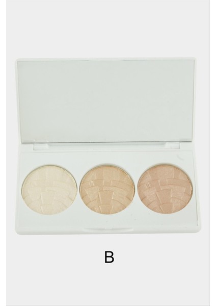 Resveq Gabrini 3lü Highlighter Palet Set-2