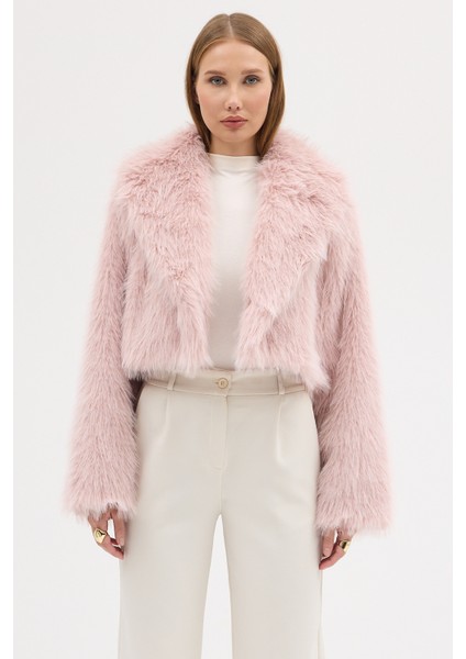 Kadın Premium Yakalı Kısa Suni Kürk modelleri