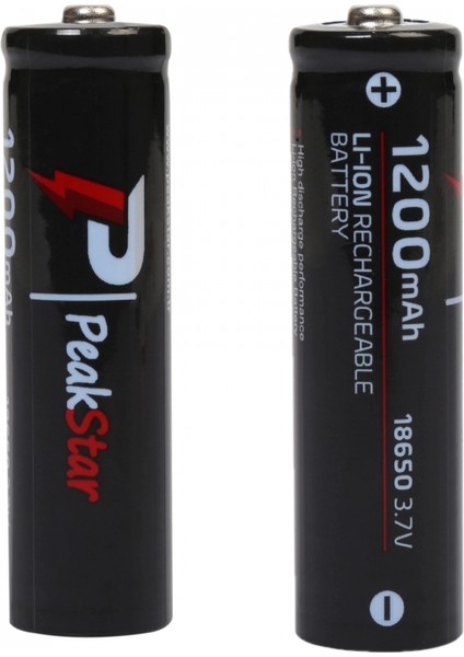 Orjinal 3.7 V 1200 Mah Şarj Edilebilir 18650 Turbo Model Li-Ion Şarjlı Pil
