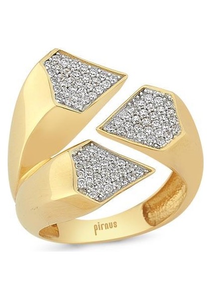 Altın Taşlı Tasarım Yüzük modelleri