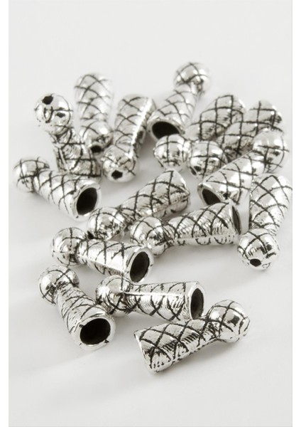 Resveq Baklava Desenli Tesbih Aparatı 50 Gram-Gümüş Rengi