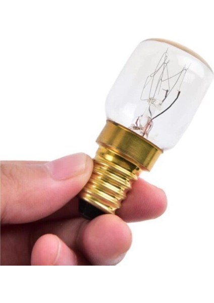 15W Şeffaf Tuz Lambası Ampulu Sarı Işık Gece Lambası Ampulu E14 Sarı Işık E14 Halogen Ampul 15 Watt